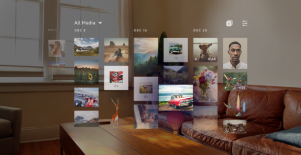 Media Gallery App on Magic Leap One
