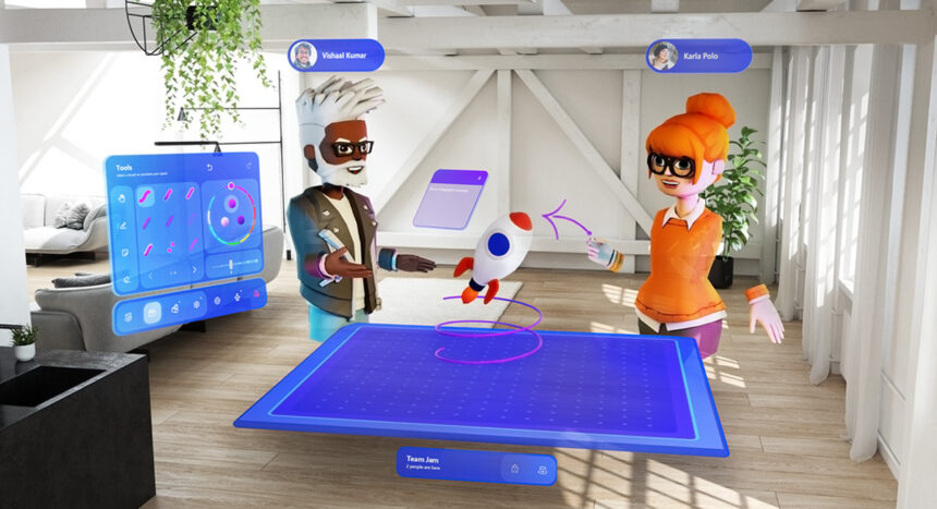 The new Mesh version features an XR-optimized and friendly interface